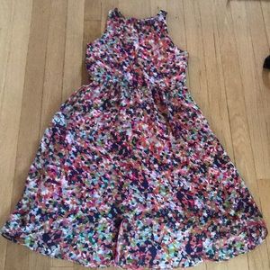 Nicole Miller multicolor high low dress